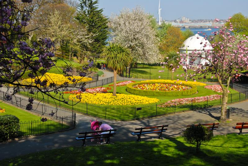 Vale Park gardens in Merseyside