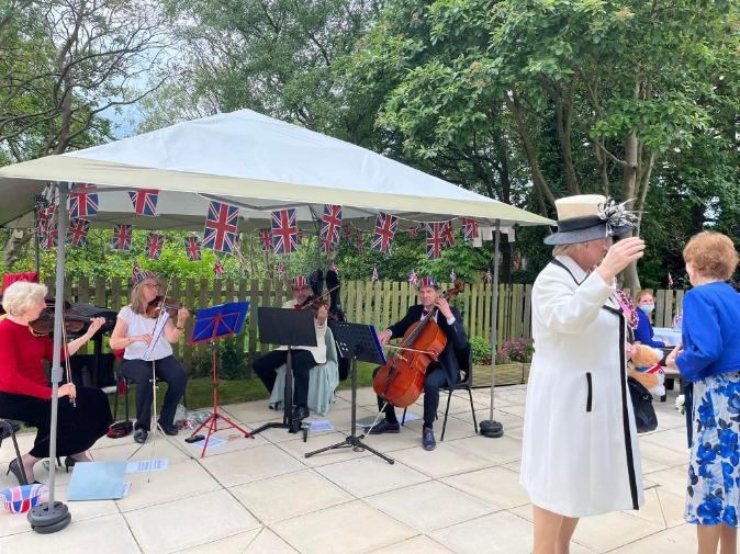 jubilee celebrations at The Hazelwell